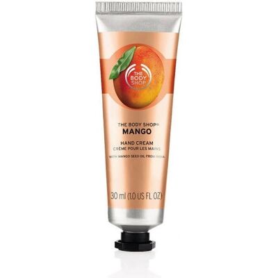 Crème pour les mains à la mangue de The Body Shop - Publicité Crème pour les mains à la mangue de The Body Shop - Publicité