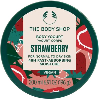 The Body Shop Truskawkowy Yogurt do Ciała - Nawilżający - 200ml - Yogurt do Ciała The Body Shop Truskawkowy Yogurt do Ciała - Nawilżający - 200ml - Yogurt do Ciała