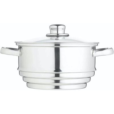 Vapeur universelle en acier inoxydable KitchenCraft - Convient pour 16-20cm casseroles - Publicité Vapeur universelle en acier inoxydable KitchenCraft - Convient pour 16-20cm casseroles - Publicité