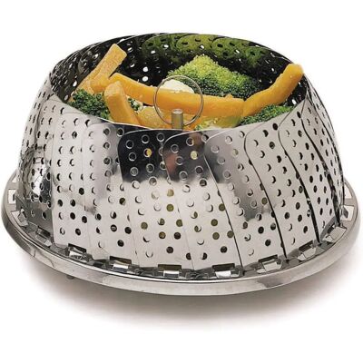 KitchenCraft Edelstahl 28cm Zusammenklappbarer Dampfeinsatz - Küchengerät KitchenCraft Edelstahl 28cm Zusammenklappbarer Dampfeinsatz - Küchengerät
