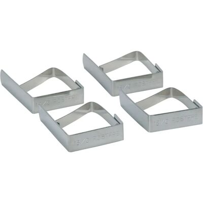 Pinces à Nappe en Acier Inoxydable Kitchen Craft - 4 Pièces Pinces à Nappe en Acier Inoxydable Kitchen Craft - 4 Pièces