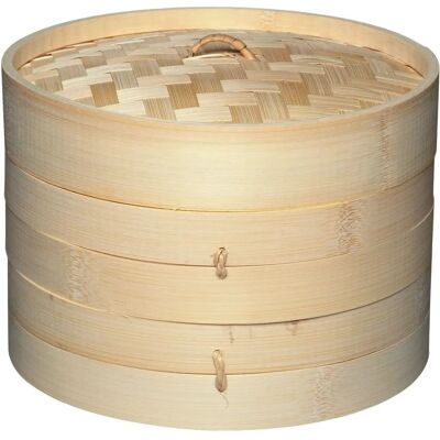 KitchenCraft World of Flavours Bamboo Steamer - 20cm KitchenCraft World of Flavours Bamboo Steamer - 20cm
