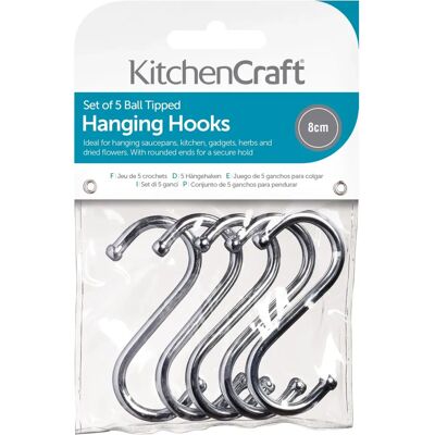 KitchenCraft KC BLAUE S Haken - Support für Töpfe und Pfannen - Haken KitchenCraft KC BLAUE S Haken - Support für Töpfe und Pfannen - Haken