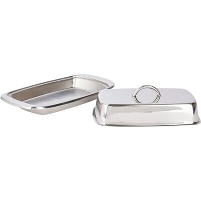 KitchenCraft Piattino del Burro in Acciaio Inox - Butter Dish KitchenCraft Piattino del Burro in Acciaio Inox - Butter Dish