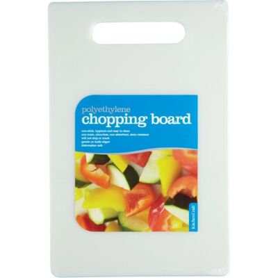 KitchenCraft Small Polyethylene Chopping Board - Reversible, Food Safe KitchenCraft Small Polyethylene Chopping Board - Reversible, Food Safe