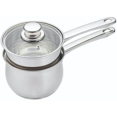 Kitchencraft Stainless Steel Porringer - 16cm Kitchencraft Stainless Steel Porringer - 16cm