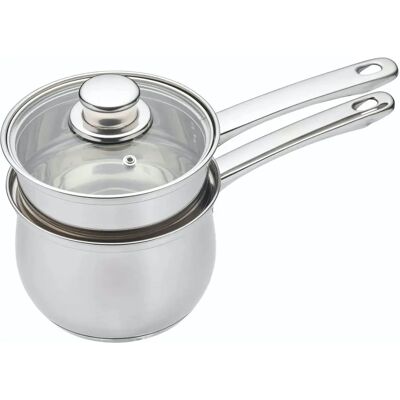 Kitchencraft Stainless Steel Porringer - 16cm Kitchencraft Stainless Steel Porringer - 16cm