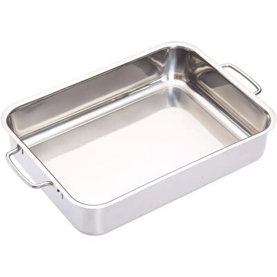 MasterClass Teglia da Forno In Acciaio Inox 32x23cm MasterClass Teglia da Forno In Acciaio Inox 32x23cm