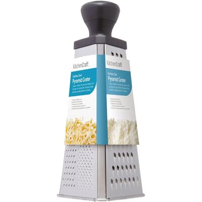 KitchenCraft Stainless Steel 26cm Triangular Box Grater - Grater KitchenCraft Stainless Steel 26cm Triangular Box Grater - Grater