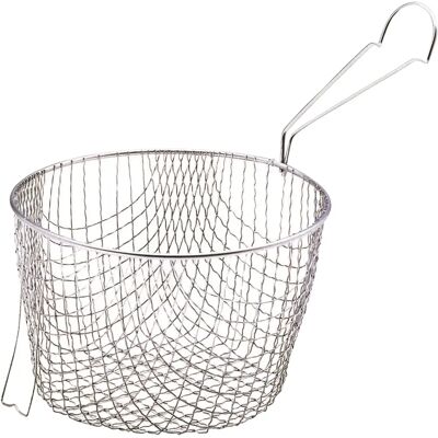 KitchenCraft - Extra Deep Chip Basket - Mid Grey - Kitchenware KitchenCraft - Extra Deep Chip Basket - Mid Grey - Kitchenware