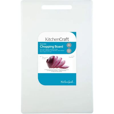 KitchenCraft Stor Polyeten Skärbräda - Reversibel, Mattrygg, 44x30cm KitchenCraft Stor Polyeten Skärbräda - Reversibel, Mattrygg, 44x30cm