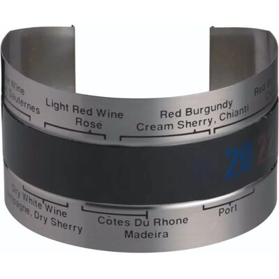 BarCraft RVS Wijnglas Thermometer Sleeve - Unisex BarCraft RVS Wijnglas Thermometer Sleeve - Unisex