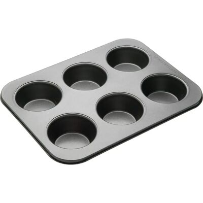 MasterClass Moule à muffins gris foncé - Antiadhésif 35x26cm MasterClass Moule à muffins gris foncé - Antiadhésif 35x26cm