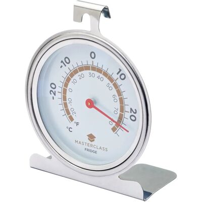 Termómetro grande de aço inoxidável para frigorífico - Temperatura -30°C a 30°C Termómetro grande de aço inoxidável para frigorífico - Temperatura -30°C a 30°C