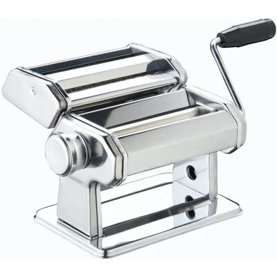 KitchenCraft World of Flavours Italien Deluxe Doppelcutter - Silber - Pastamaschine KitchenCraft World of Flavours Italien Deluxe Doppelcutter - Silber - Pastamaschine