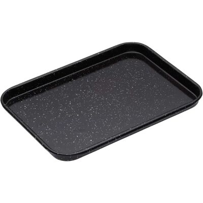 Plateau de cuisson émaillé Kitchencraft - Acier robuste, 24x18cm, Noir Plateau de cuisson émaillé Kitchencraft - Acier robuste, 24x18cm, Noir