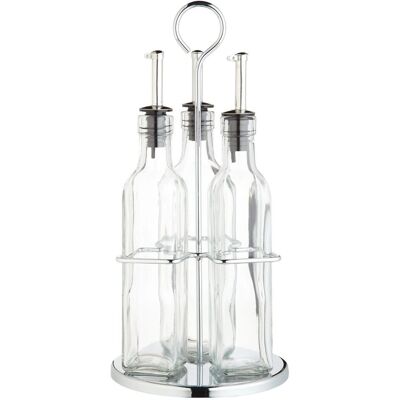 KitchenCraft World of Flavours Italiensk 3-Flaskors Glasolja och Vinäger Set - Köksredskap KitchenCraft World of Flavours Italiensk 3-Flaskors Glasolja och Vinäger Set - Köksredskap
