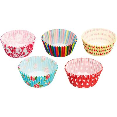 Kitchencraft Sweetly Does It - 250 assorted floral/rainbow paper cupcake cases Kitchencraft Sweetly Does It - 250 assorted floral/rainbow paper cupcake cases