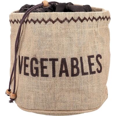 Kitchen Craft Borsa di conservazione traspirante nera - Sacchetto frigo Kitchen Craft Borsa di conservazione traspirante nera - Sacchetto frigo