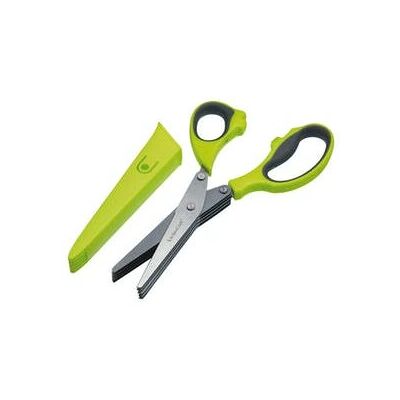 KitchenCraft Herb Scissors - 19cm Stainless Steel, Green KitchenCraft Herb Scissors - 19cm Stainless Steel, Green