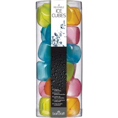 Kitchen Craft Cubes de Glaçons Réutilisables - Pack de 18 Kitchen Craft Cubes de Glaçons Réutilisables - Pack de 18