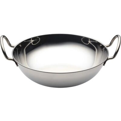 KitchenCraft Large Stainless Steel Balti Dish - Serving Dish KitchenCraft Large Stainless Steel Balti Dish - Serving Dish