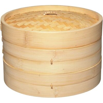 KitchenCraft Two-Tier Bamboo Steamer KitchenCraft Two-Tier Bamboo Steamer