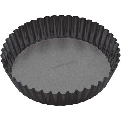 MasterClass 25cm Non-Stick Deep Fluted Tart Tin - Flan Dish MasterClass 25cm Non-Stick Deep Fluted Tart Tin - Flan Dish