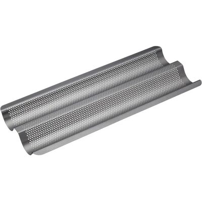 KitchenCraft Modell Krusty Bake Baguette-Backblech - Antihaft, Grau KitchenCraft Modell Krusty Bake Baguette-Backblech - Antihaft, Grau