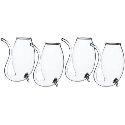 BarCraft Set van 4 Glas Port Sippers - wijnglas BarCraft Set van 4 Glas Port Sippers - wijnglas
