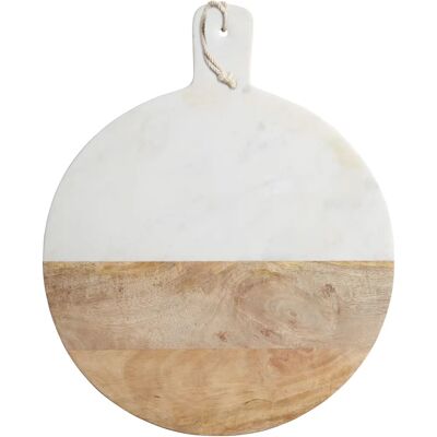 KitchenCraft MasterClass Marble/Wood Paddle Board - 40.5x50cm KitchenCraft MasterClass Marble/Wood Paddle Board - 40.5x50cm