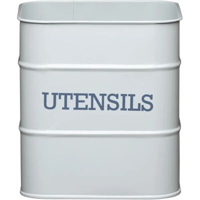 Living Nostalgia Pot à Ustensiles Gris Français - Organisateur Vintage de Cuisine - Publicité Living Nostalgia Pot à Ustensiles Gris Français - Organisateur Vintage de Cuisine - Publicité
