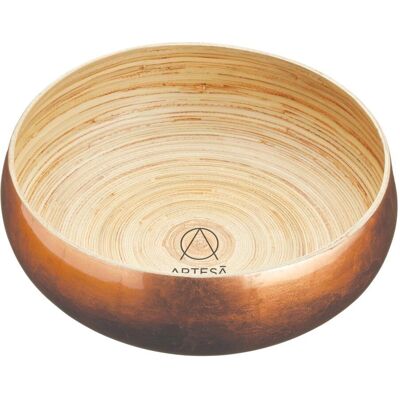 Artesa Copper Finish Bamboo Serving Bowl - Large 26cm - Serving Bowl Artesa Copper Finish Bamboo Serving Bowl - Large 26cm - Serving Bowl