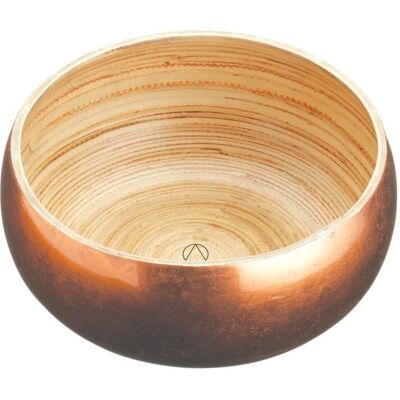 Artesa Finitura Rame Ciotola di Bambù - 17cm Artesa Finitura Rame Ciotola di Bambù - 17cm