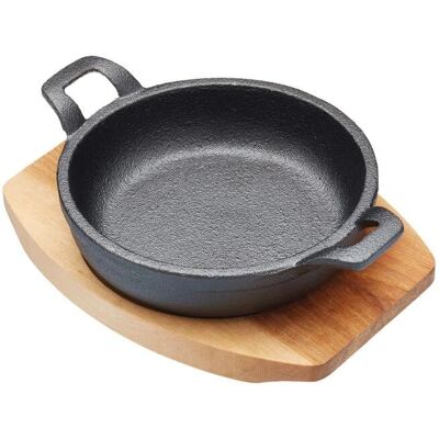 Artesa Cast Iron Mini Gratin Dish - 12.5cm, Mid Grey, Unisex Artesa Cast Iron Mini Gratin Dish - 12.5cm, Mid Grey, Unisex