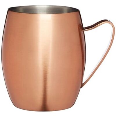 BarCraft Kupfer-Finish Doppelwandiger Moscow Mule Becher - 370/550ml BarCraft Kupfer-Finish Doppelwandiger Moscow Mule Becher - 370/550ml