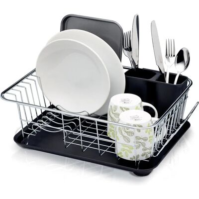 Kitchencraft Chrome Dish Drainer & Tray - Dish Drainer Kitchencraft Chrome Dish Drainer & Tray - Dish Drainer
