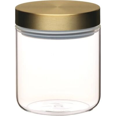 Pot de stockage en verre avec couvercle en laiton - Masterclass Pot de stockage en verre avec couvercle en laiton - Masterclass