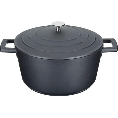 MasterClass Odlewany aluminium 24cm 4L Garnek - Naczynia kuchenne MasterClass Odlewany aluminium 24cm 4L Garnek - Naczynia kuchenne