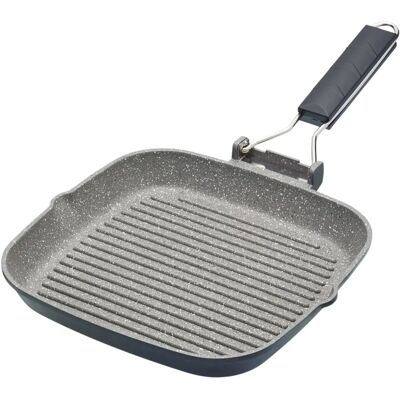 Poêle à Grill en Aluminium MasterClass 20cm - Antiadhésive, Compatible induction Poêle à Grill en Aluminium MasterClass 20cm - Antiadhésive, Compatible induction