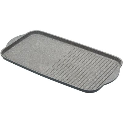 MasterClass Cast Aluminium Dual Griddle Tray - 46x26cm MasterClass Cast Aluminium Dual Griddle Tray - 46x26cm