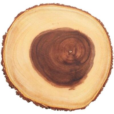 Artesa Natural Wooden Tree Trunk Cheese Board - 21cm Artesa Natural Wooden Tree Trunk Cheese Board - 21cm
