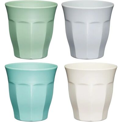 Colorworks Modell - Set med 4 Melaminmuggar som inte går sönder Colorworks Modell - Set med 4 Melaminmuggar som inte går sönder