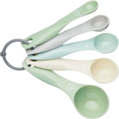 Colourworks - Ensemble de 5 Cuillères Doseuses en Plastique - Multicolore Colourworks - Ensemble de 5 Cuillères Doseuses en Plastique - Multicolore