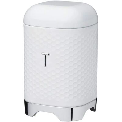 Lovello Retro Ice White Textured Tea Canister - Tea Storage Lovello Retro Ice White Textured Tea Canister - Tea Storage