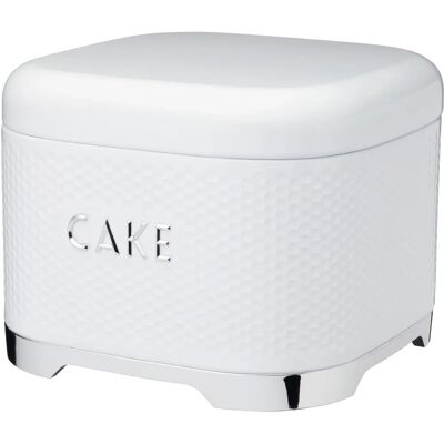 Lovello Ice White Textured Steel Cake Tin - Cake Type Lovello Ice White Textured Steel Cake Tin - Cake Type