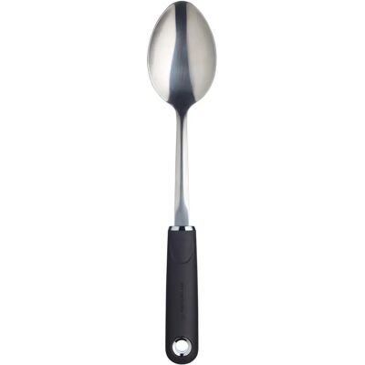 Cuillère de cuisine en acier inoxydable MasterClass - Manche ergonomique - 33,5cm - Cuillère de cuisine Cuillère de cuisine en acier inoxydable MasterClass - Manche ergonomique - 33,5cm - Cuillère de cuisine