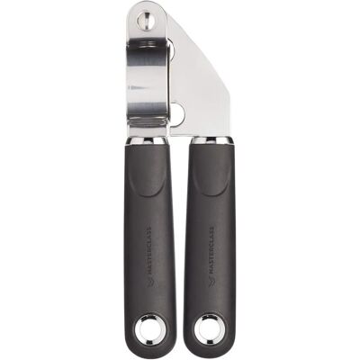 MasterClass Edelstahl Knoblauchpresse - Schwarz / Silber - 17,5cm MasterClass Edelstahl Knoblauchpresse - Schwarz / Silber - 17,5cm