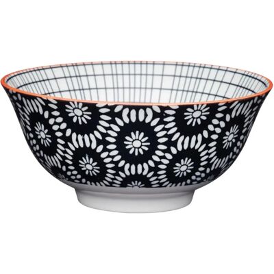 Kitchencraft Swirl Centred Keramikschale Mehrfarbig - 4er Set Kitchencraft Swirl Centred Keramikschale Mehrfarbig - 4er Set