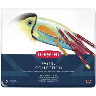 Collezione Pastelli Derwent 24 Pezzi - Materiale Artistico Collezione Pastelli Derwent 24 Pezzi - Materiale Artistico